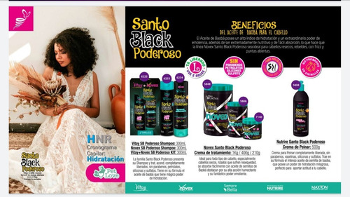 SHAMPOO SANTO BLACK