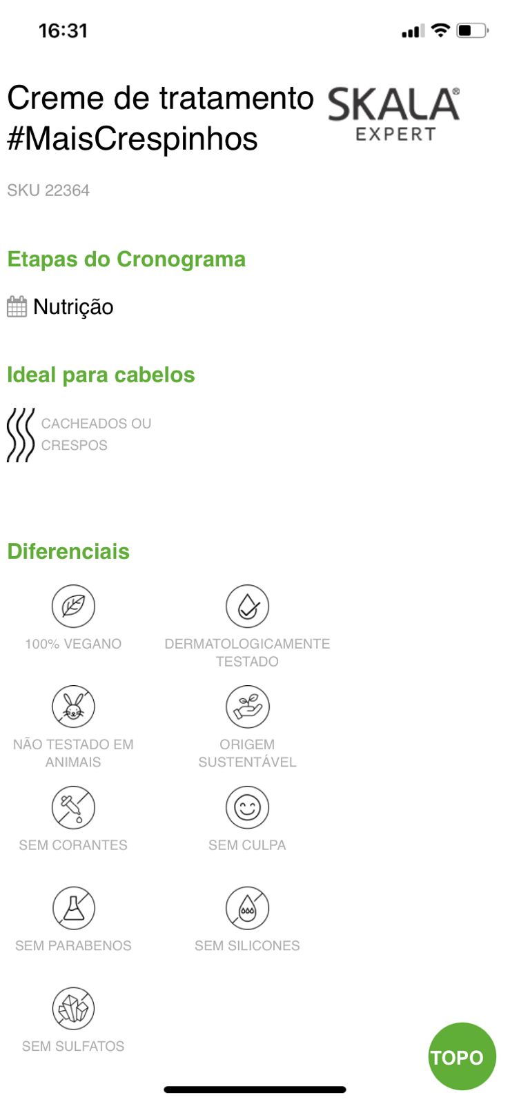 mais crespimhos caracteristicas
