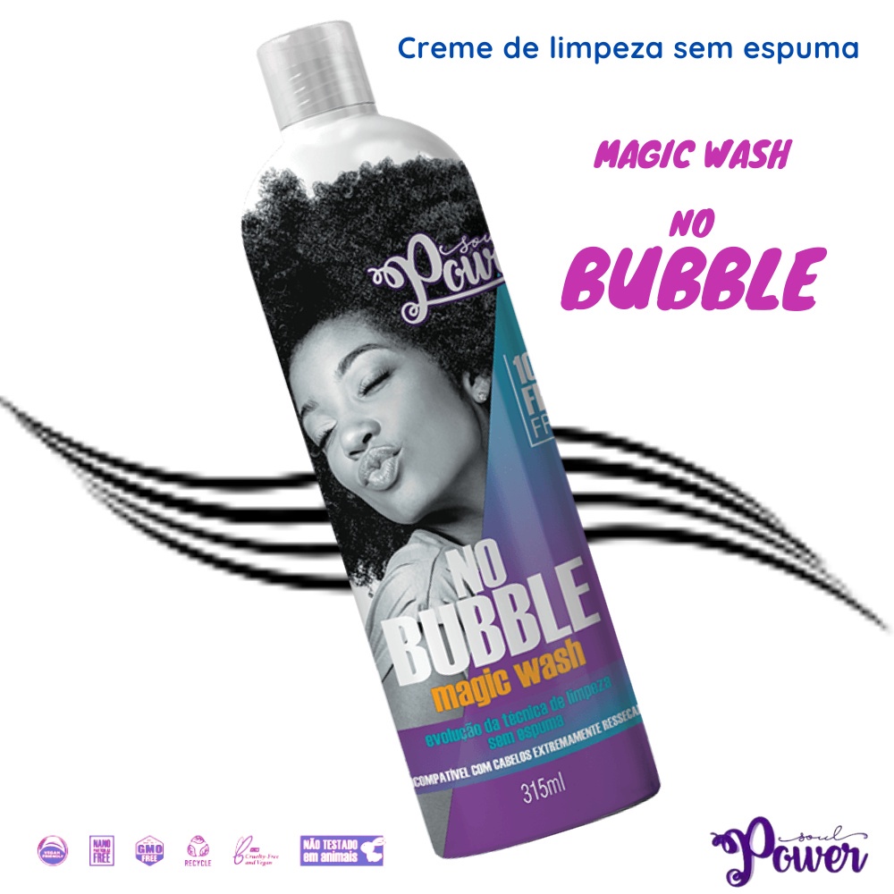 soul power no bubble shampoo placa