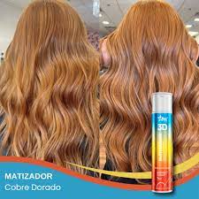 cobre dorado con pelo